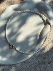 Elara süßwasserperlen choker