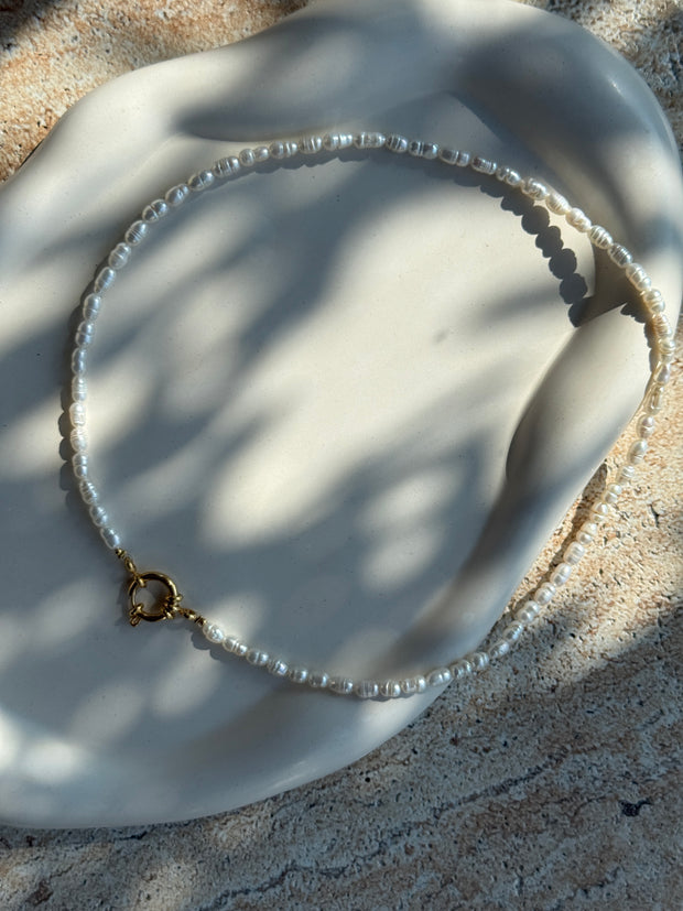 Elara süßwasserperlen choker