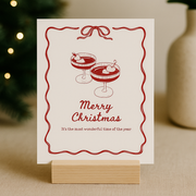 Postkarte "Merry christmas - Most wonderful time"
