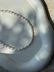 Lunéa Choker – Süßwasserperlen | gold