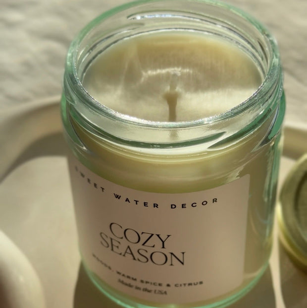 Cozy Season -Soja Kerze - Klarglas
