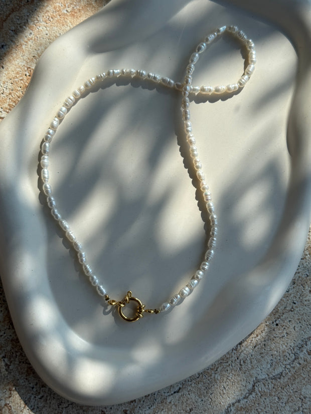 Elara süßwasserperlen choker