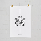 Poster "in love"