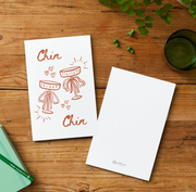 Postkarte "Chin Chin"