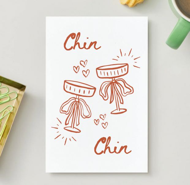 Postkarte "Chin Chin"