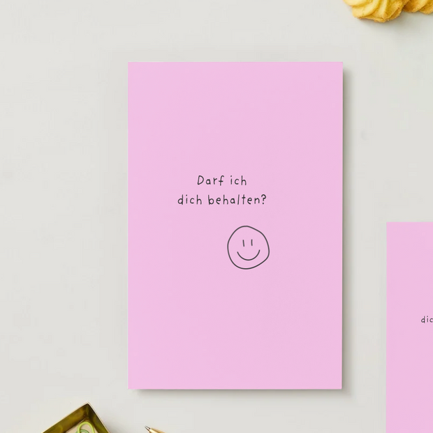 Postkarte "Darf ich dich behalten?"