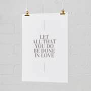 Poster "in love"