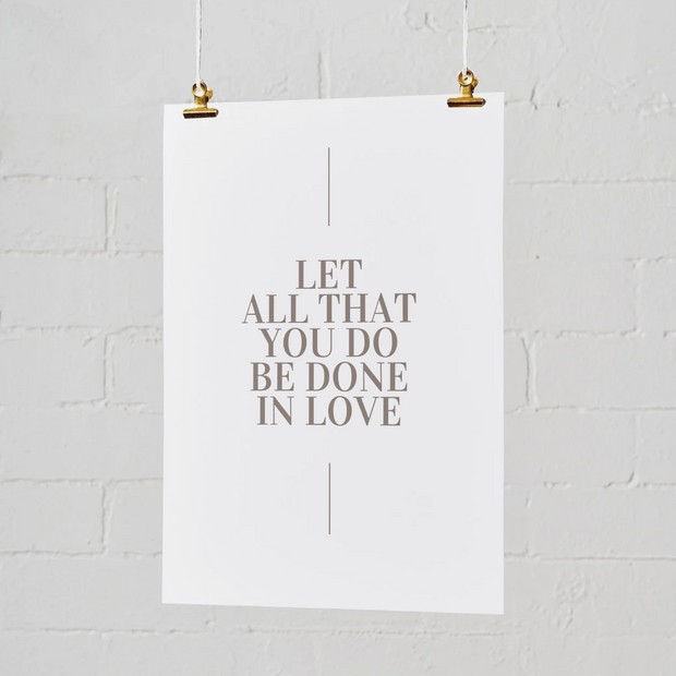 Poster "in love"