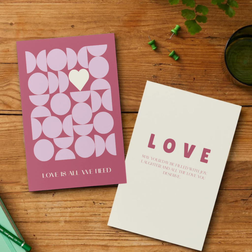 Postkarten Love 2-er Set