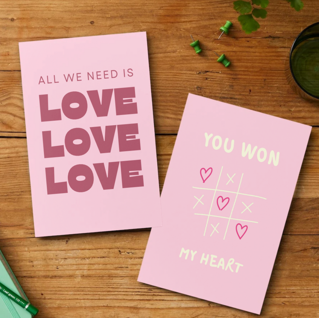 Postkarten Love 2-er Set