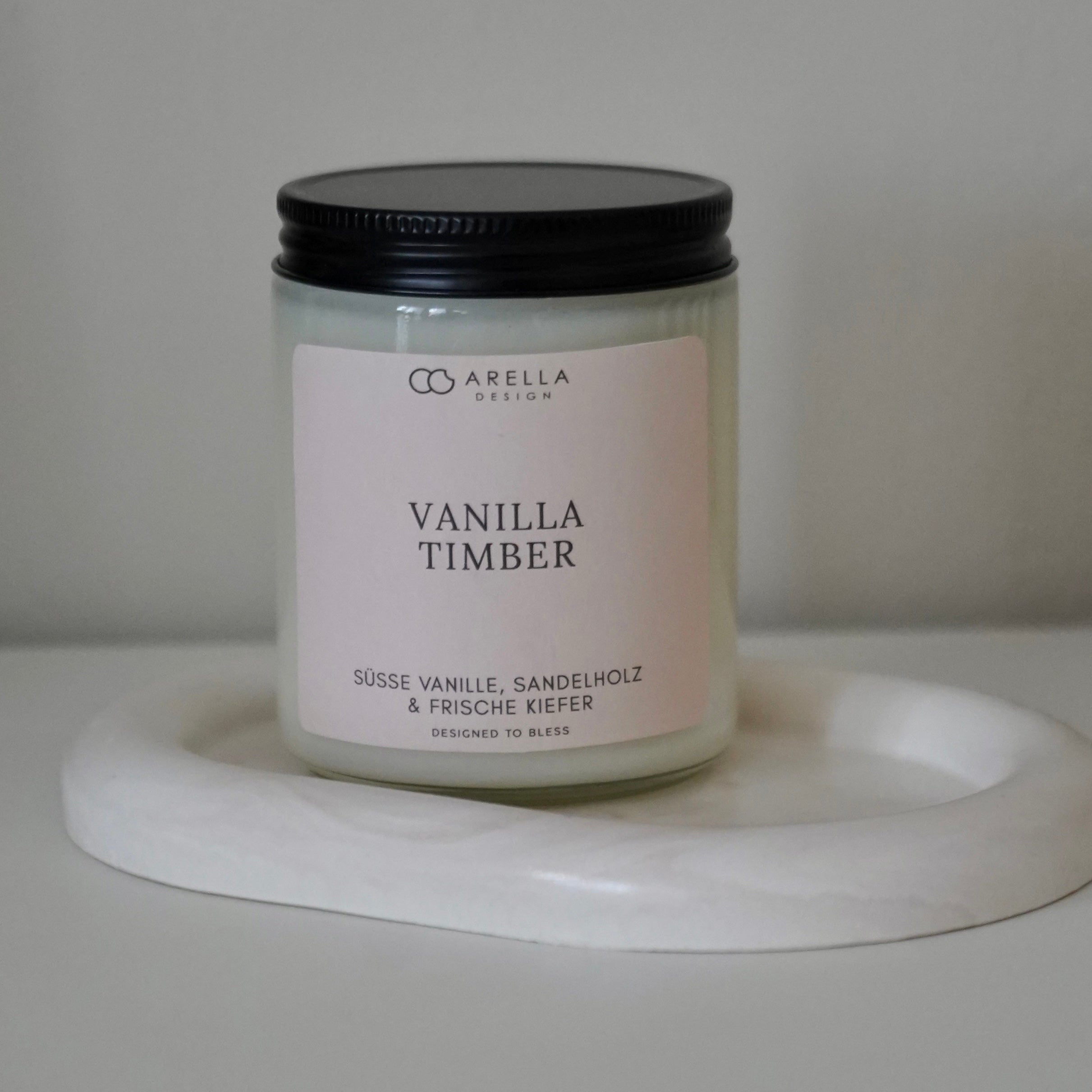 hangefertigtes Tablett Oval