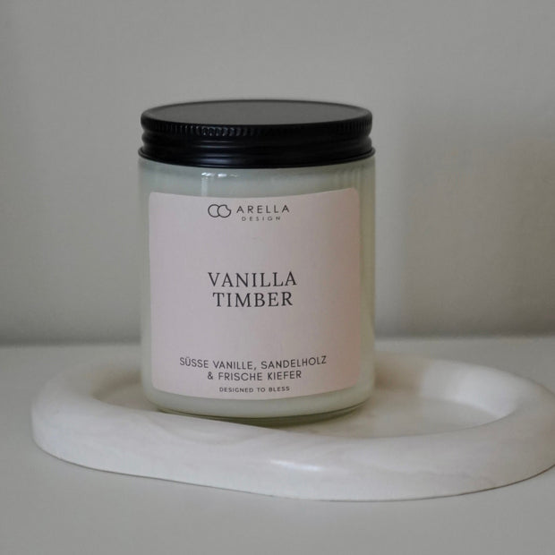 "Vanilla Timba" - Soja Kerze im Glas
