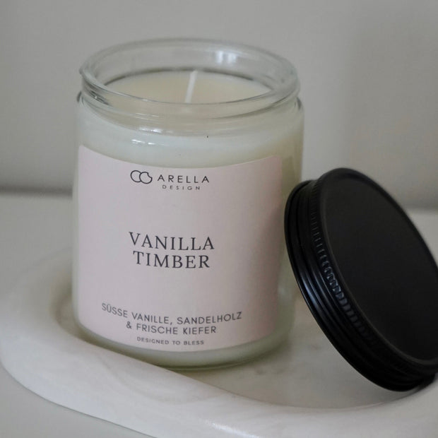 "Vanilla Timba" - Soja Kerze im Glas