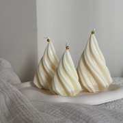 "Swirl" Tannenbaum Kerze