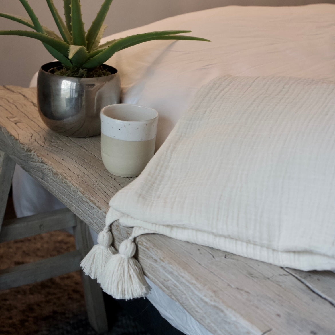 Musselin Kuscheldecke Liora